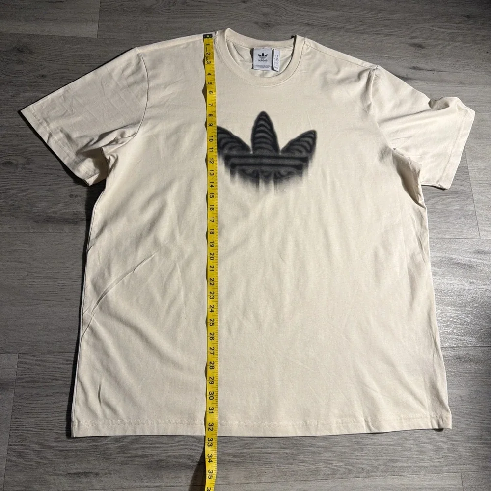 Adidas‎ Originals Trefoil Logo T-Shirt Cream Off-White Men's XL